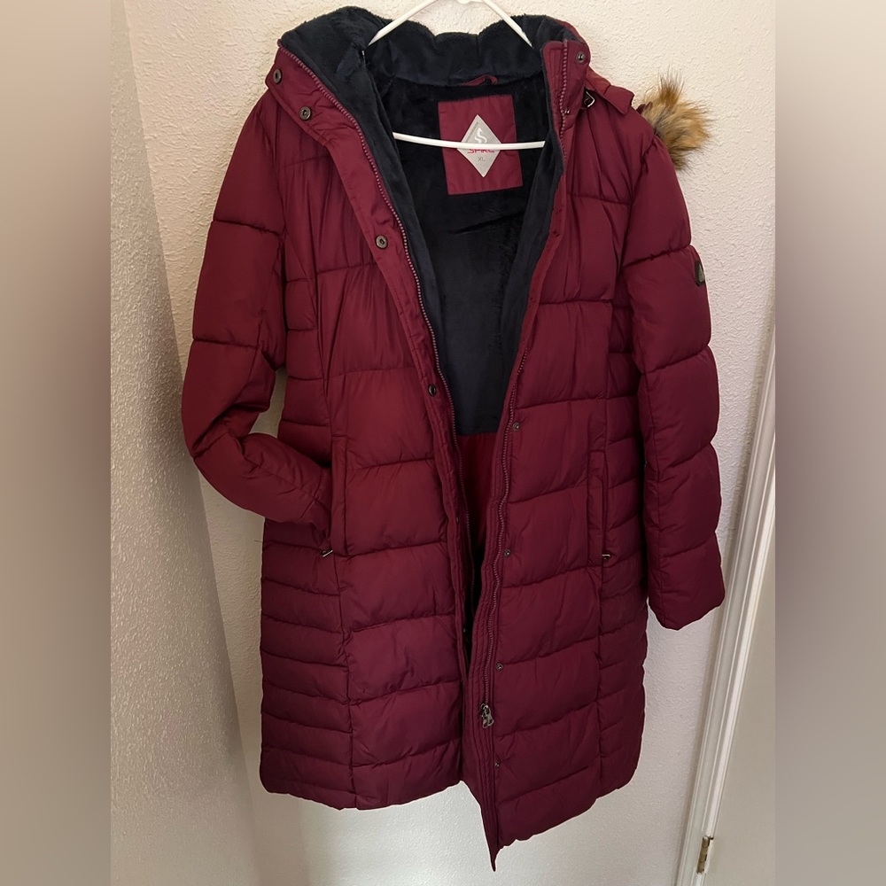 Brand new Spire Outerwear long puffy jacket